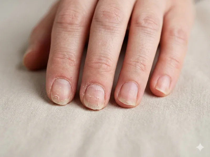 Antes - Recuperação de Unhas