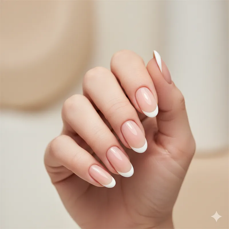 Design de unhas francesinha